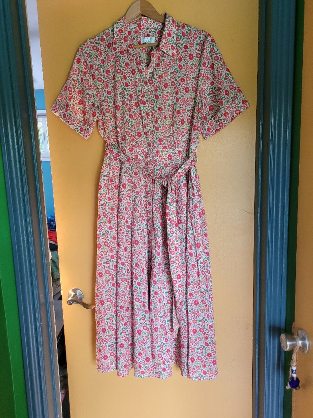 J. Crew Floral Shirt-Dress size 12